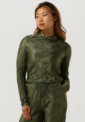 another label  charlot top l/s en vert