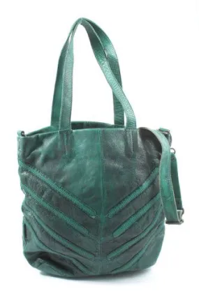 aunts & uncles Shopper vert moucheté style décontracté
