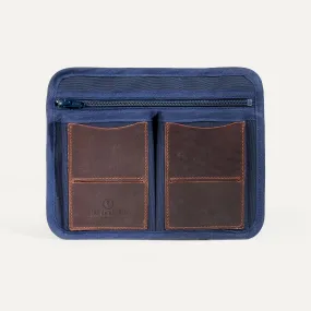 Poche multicompartiments - Bleu - Bleu de Chauffe - Marques de France